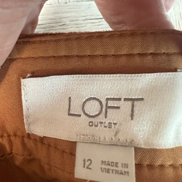 Ann Taylor loft so suede skirt with pockets, western coastal cowgirl Aztec - Picture 3 of 8